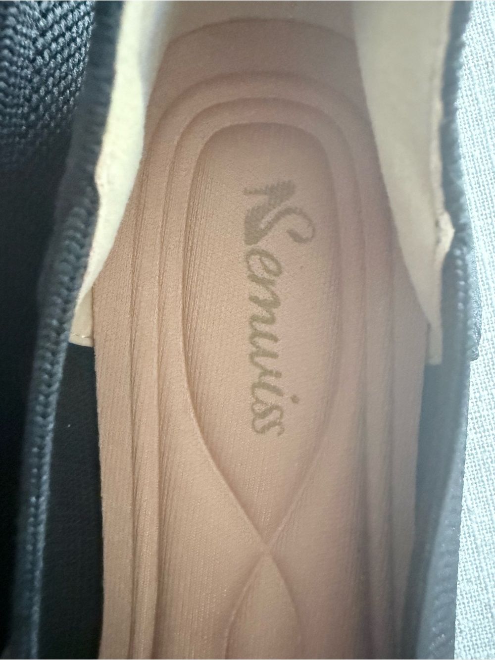 Semwiss Black Knit Pointed Toe Ballet Flats EU 40 US 9 NWOT Comfort Slip-On - Picture 2 of 6